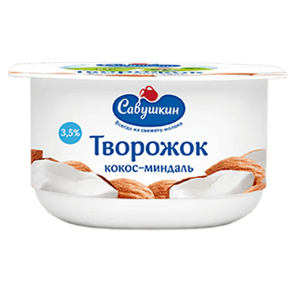 Curd Dessert Coconut and Almond 3.5% – 4.23 oz (120gr)